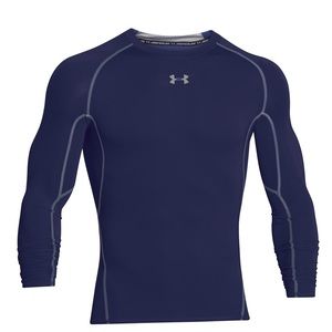 UNDERARMOUR Men’s Heatgear Long Sleeve Size:L Navy Blue